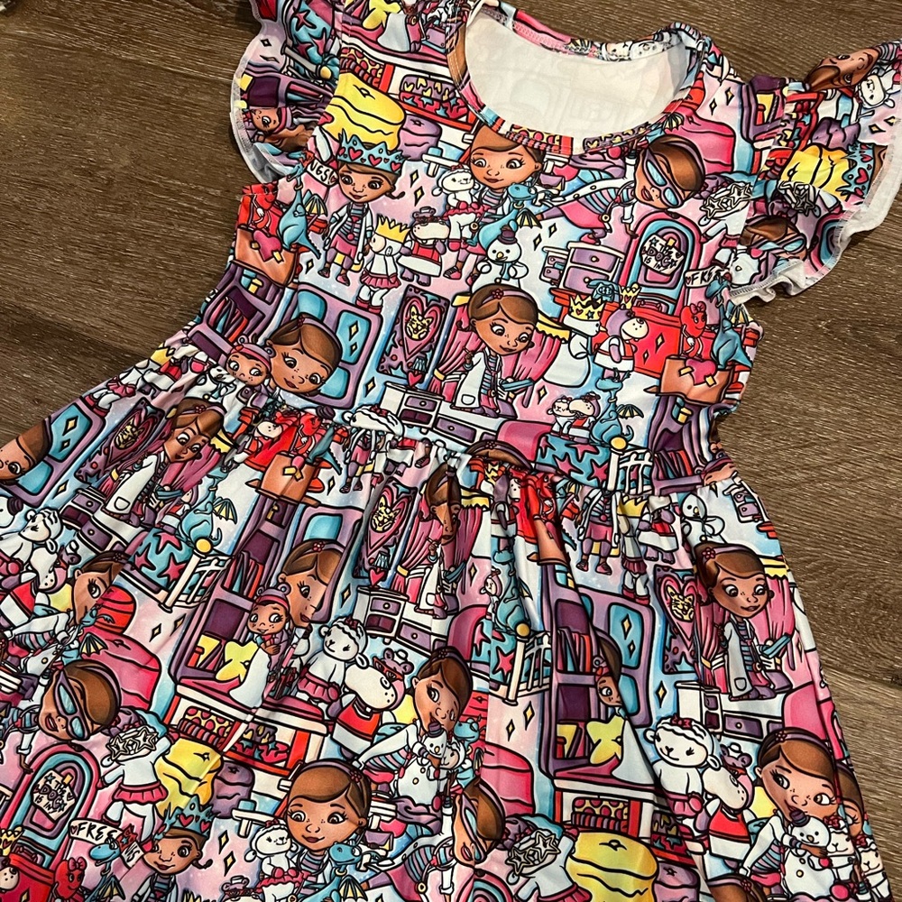 Doc McStuffins themed dress - Picture 2 of 2